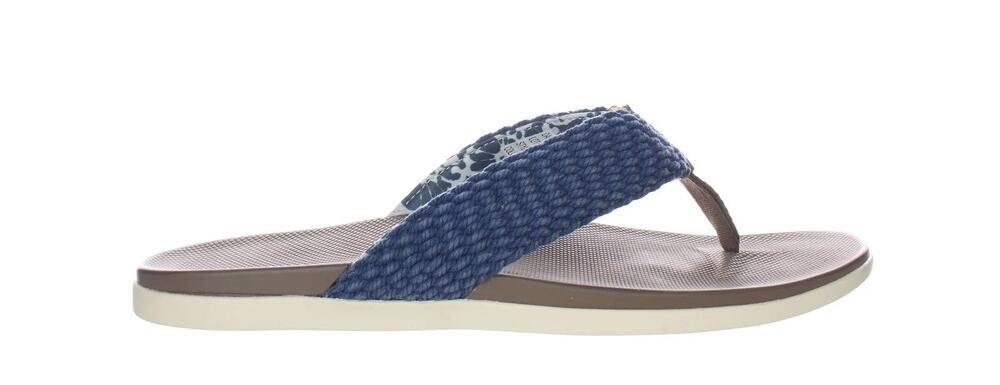 Johnnie-O Mens Windward Blue Flip Flops Size 10M (7743457)
